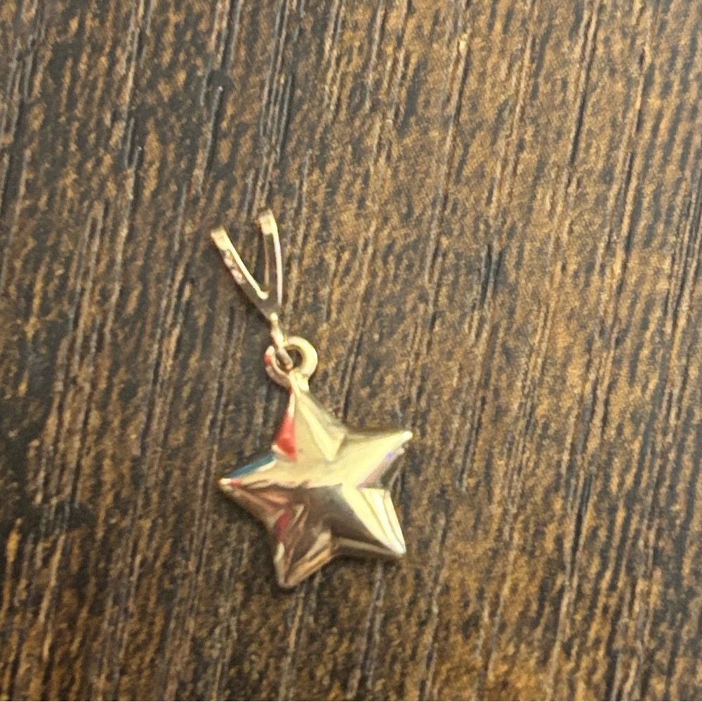 Avital & Co Jewelry Gold Star Charm Pendant Only. 14K gold